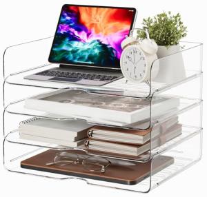 Large Capacity 4-Tier Desk Organizer Set
