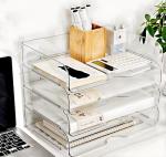 Large Capacity 4-Tier Desk Organizer Set