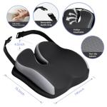 Memory Foam Seat Cushion for Back Pain Relief