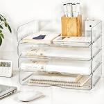 Large Capacity 4-Tier Desk Organizer Set