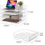 Large Capacity 4-Tier Desk Organizer Set