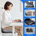 Memory Foam Seat Cushion for Back Pain Relief
