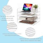 Large Capacity 4-Tier Desk Organizer Set