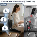 Ergonomic Memory Foam Seat Cushion for Comfort