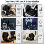 Ergonomic Memory Foam Seat Cushion for Comfort
