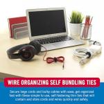 VELCRO Cable Ties 150-Pack for Wire Organization