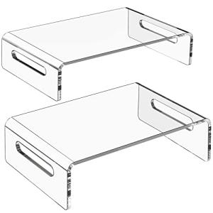 Zimilar Acrylic Monitor Stand Riser - 2 Pack
