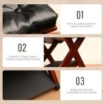 Ergonomic Wooden Under Desk Footrest for Comfort