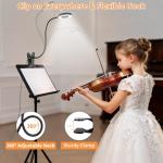 Woputne Clip-On Desk Lamp with Dimmable Brightness