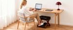 Ergonomic Wooden Under Desk Footrest for Comfort