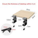 Ergonomic Desk Extension Tray with Wrist Support