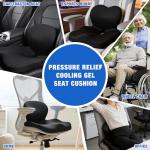 Memory Foam Seat Cushion with Back Support