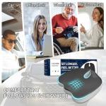 Memory Foam Office Chair Cushion with Coccyx Cutout