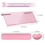 Pink Keyboard Wrist Rest Stand for Comfort