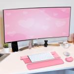 Pink Keyboard Wrist Rest Stand for Comfort