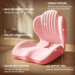 Memory Foam Ergonomic Chair Cushion with Lumbar Support