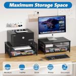 OPNICE Monitor Stand and Desk Organizer Set