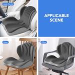 Comfortable 2-in-1 Memory Foam Seat Cushion