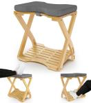 Adjustable Bamboo Footrest for Home Office