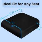 Ergonomic Memory Foam Seat Cushion for Pain Relief