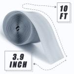 Gray Floor Cord Cover Set for Office Cables