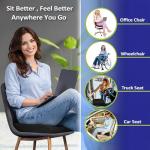 Ergonomic Memory Foam Seat Cushion for Pain Relief