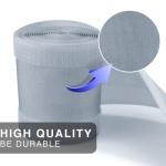 Gray Floor Cord Cover Set for Office Cables