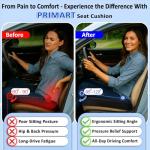 Ergonomic Memory Foam Seat Cushion for Pain Relief