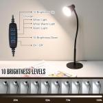 CeSunlight LED Desk Lamp with Flexible Neck