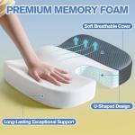 Mureon Large Memory Foam Seat Cushion - Navy