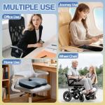 Mureon Large Memory Foam Seat Cushion - Navy