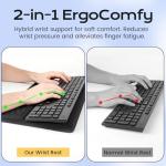 Ergonomic Keyboard Wrist Rest for Pain Relief