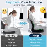 Memory Foam Seat Cushion for Office and Car