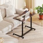 Tangkula C-Shaped Mobile Standing Desk with Wheels