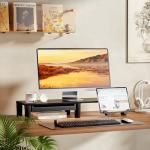 PEGZONE Ergonomic Monitor Stand with Storage Drawer