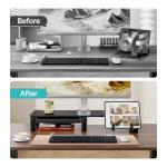 PEGZONE Ergonomic Monitor Stand with Storage Drawer