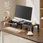 PEGZONE Ergonomic Monitor Stand with Storage Drawer