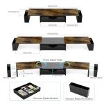 Metal Desk Organizer with Dual Monitor Stand