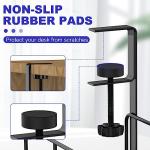 15.7” Under Desk Cable Management Tray – Black