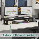 Dual Monitor Stand Riser for Home Office Setup