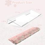 Ergonomic Keyboard Wrist Pad with Height Adjustment