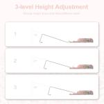 Ergonomic Keyboard Wrist Pad with Height Adjustment