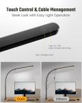 SuperDanny Flexible LED Desk Lamp with Touch Control