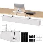 Under Desk Cable Management Tray - 48" Cord Organizer