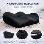 Large Memory Foam Seat Cushion for Office Comfort