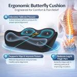 Large Memory Foam Seat Cushion for Office Comfort