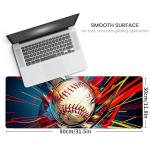 MYPOS Large Abstract Baseball Gaming Mouse Pad