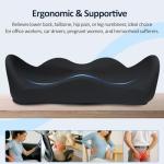 Large Memory Foam Seat Cushion for Office Comfort