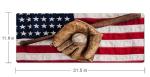 American Flag Baseball Desk Pad Mouse Mat