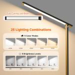 ShineTech Dimmable LED Desk Lamp with USB-C Port